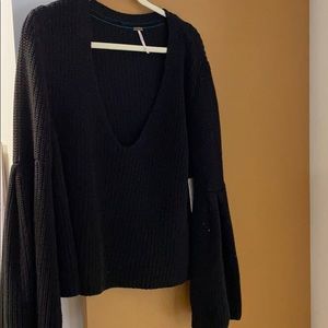 NEVER WORN Free People Bell Sleeve Sweater